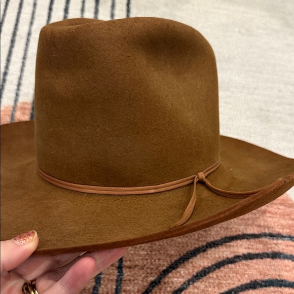 Youth ALL boys Beaver hats Classic cowboy Brown Hat 6 3/4 inches XXS - Picture 5 of 6